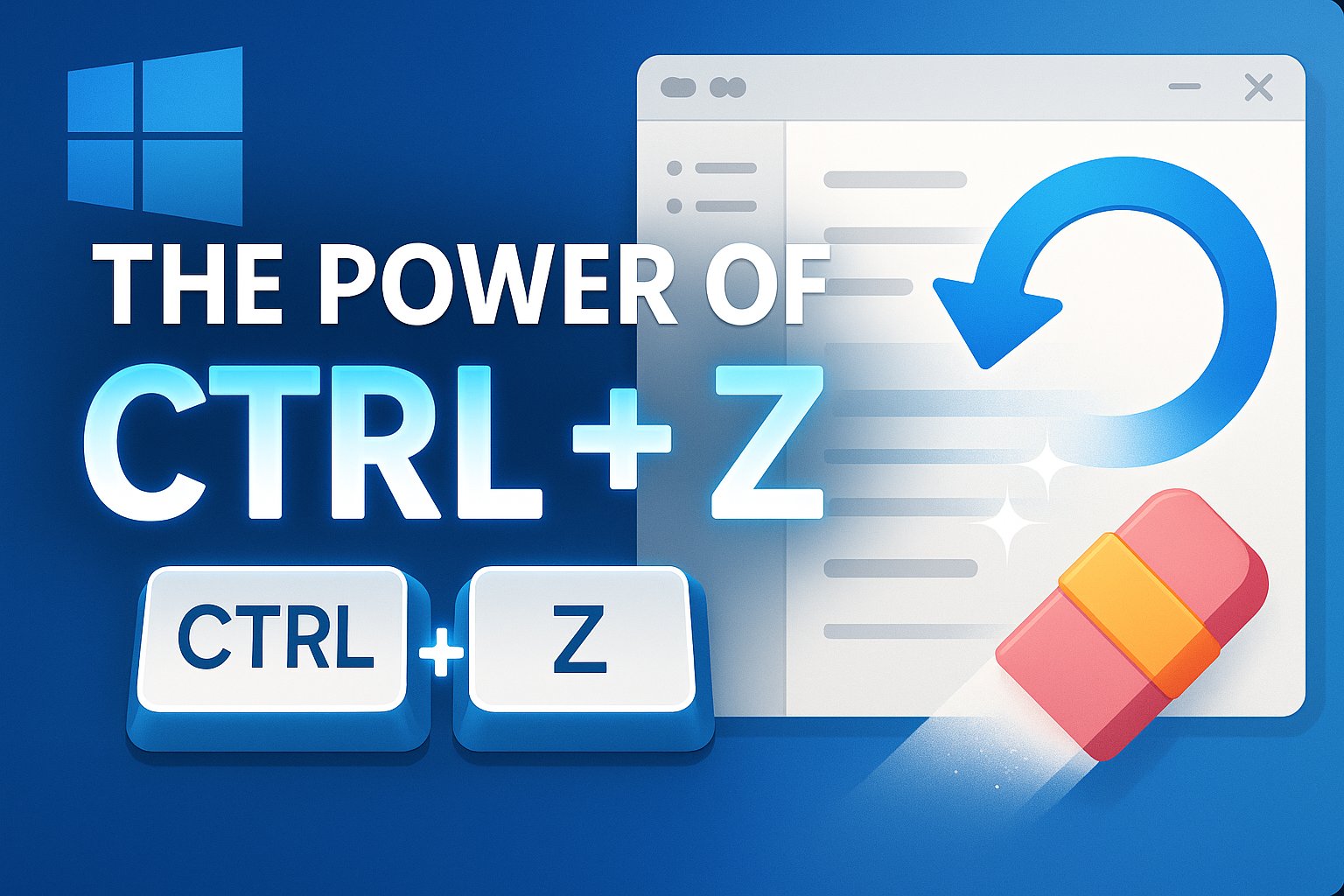 The Power Of CTRL – Z In The Windows Environment